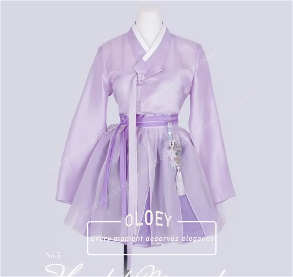 Hanbok Modern Set - OLOEY Set Gaun Koktail Prom Pendek