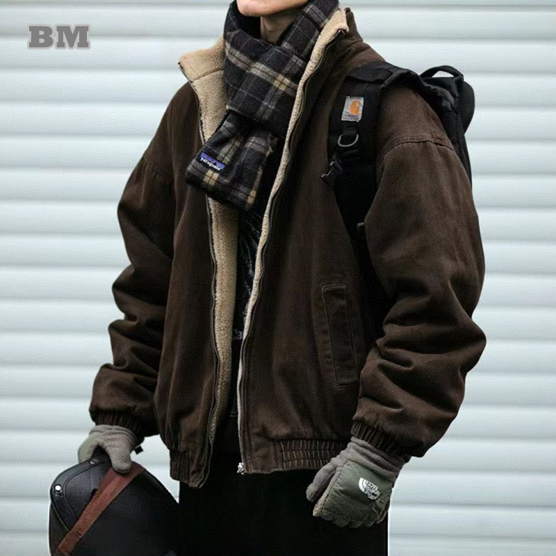 Haori Japanese Jacket - Jaket bulu domba Polar Vintage Jepang