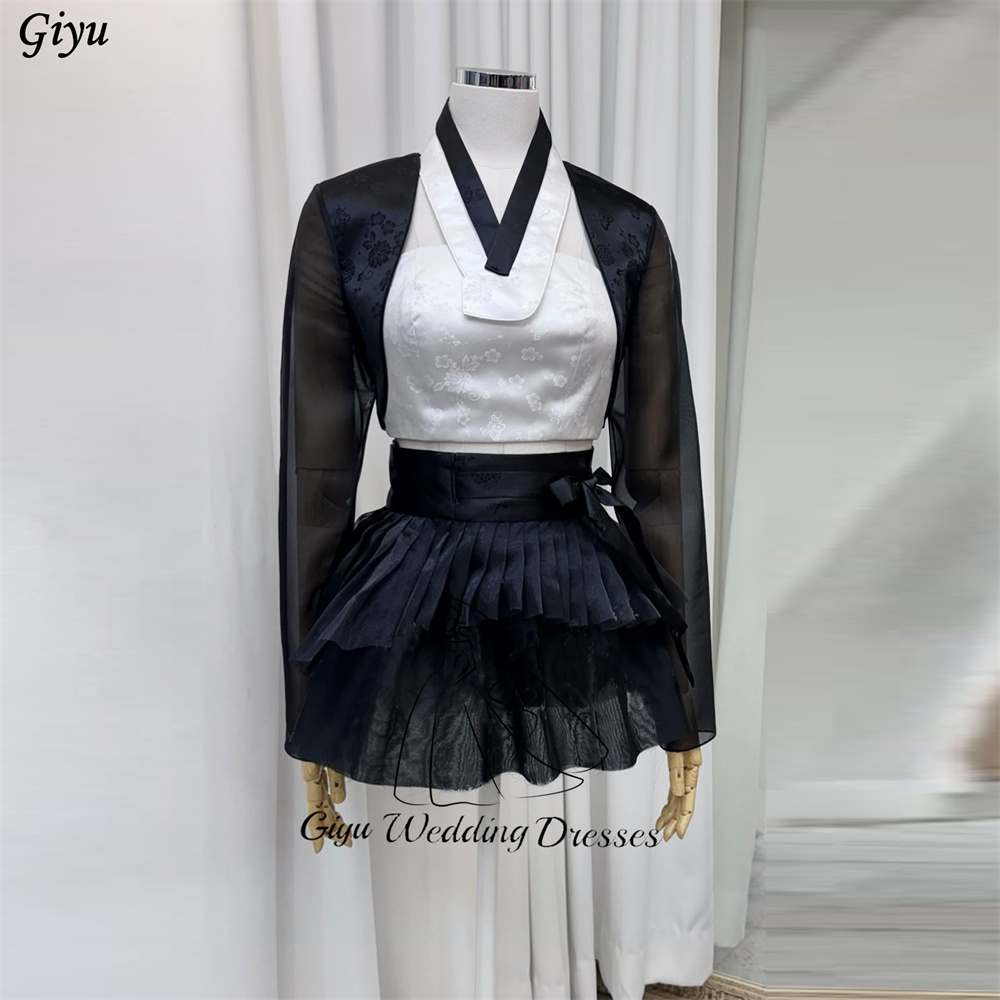 Hanbok Modern Set - Giyu Hanbok Modern Korea 3-Potong Atasan