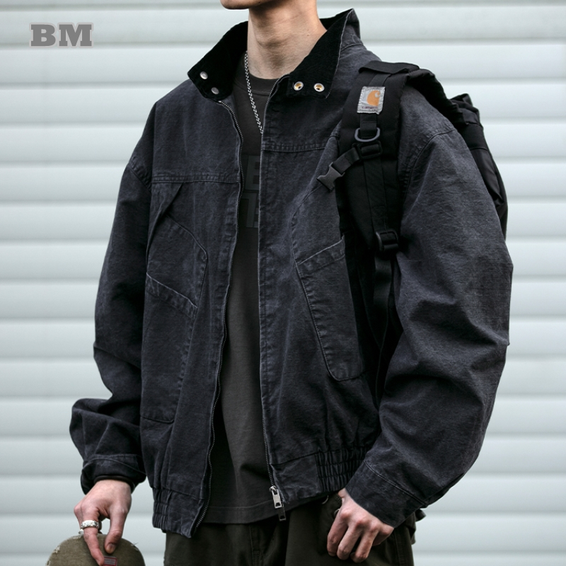 Haori Japanese Jacket - Jaket Pakaian Kerja Pria Premium Mantel