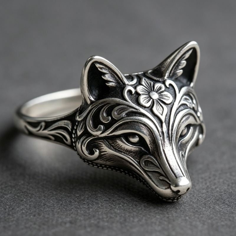 Jianjie Cincin Totem Hewan Uki - Ethnic Wear Fashion Designer ulasan dan harga