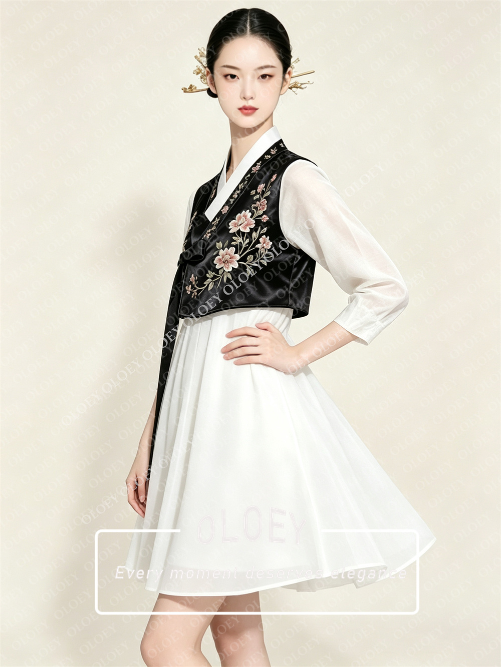 OLOEY Setelan Hanbok Pendek Sa - Hanbok Modern Set ulasan dan harga