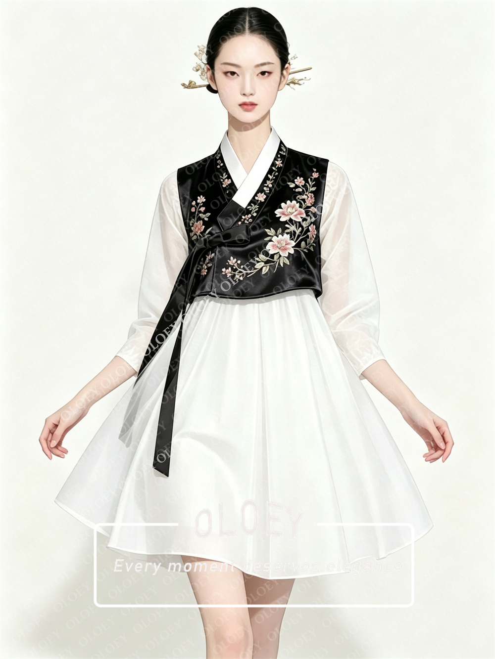 OLOEY Setelan Hanbok Pendek Sa - Hanbok Modern Set ulasan dan harga