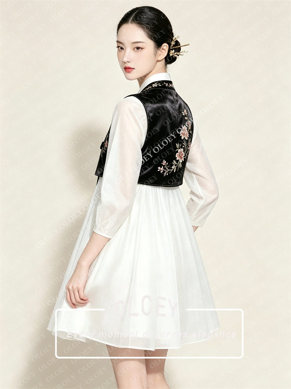OLOEY Setelan Hanbok Pendek Sa - Hanbok Modern Set ulasan dan harga