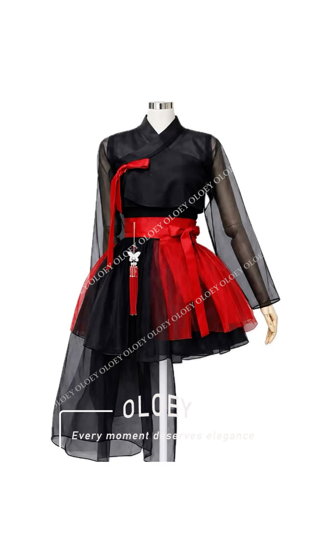 OLOEY Set Hanbok Konser Pendek - Hanbok Modern Set ulasan dan harga