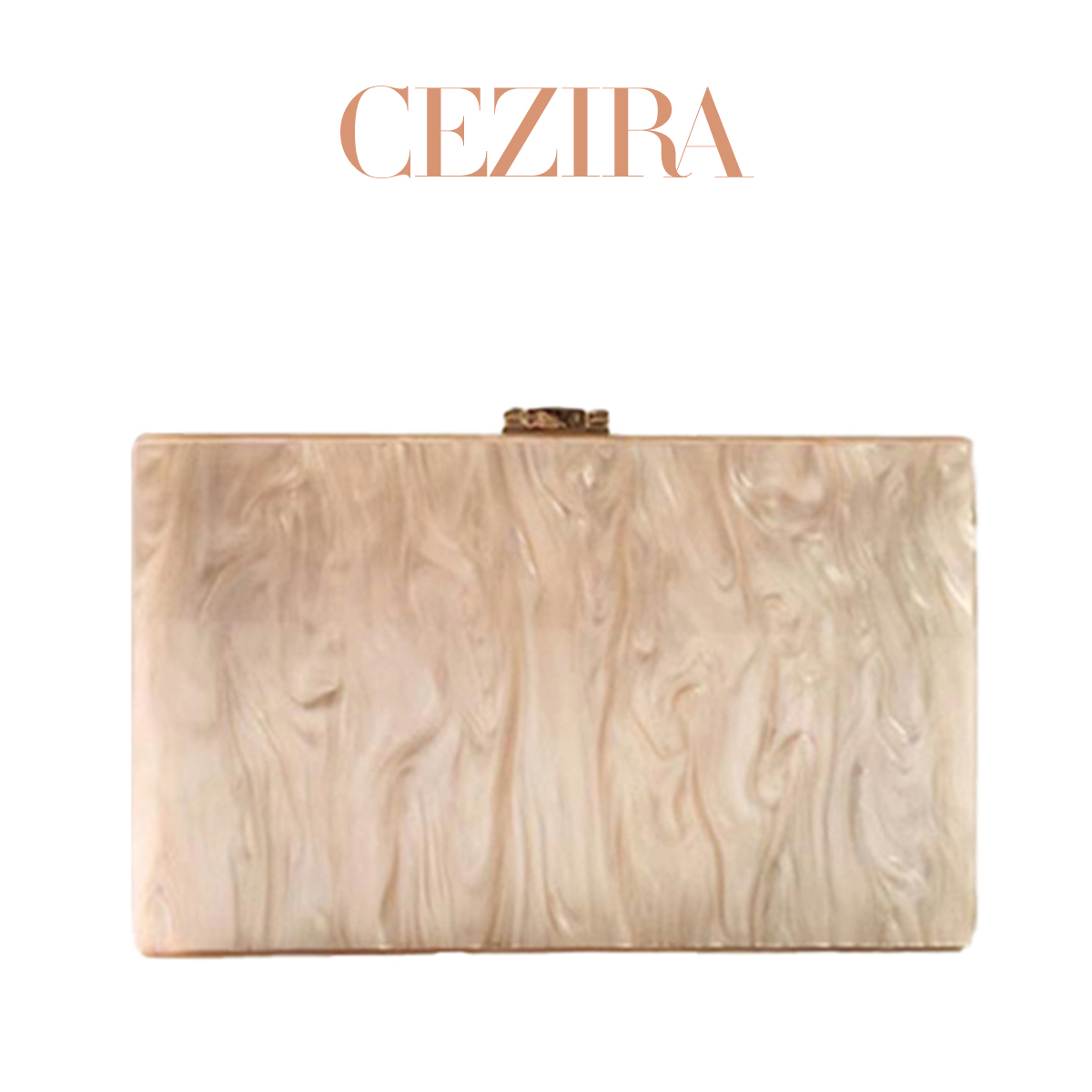 Tas Clutch Malam Akrilik Geome - Ethnic Fashion Designers ulasan dan harga