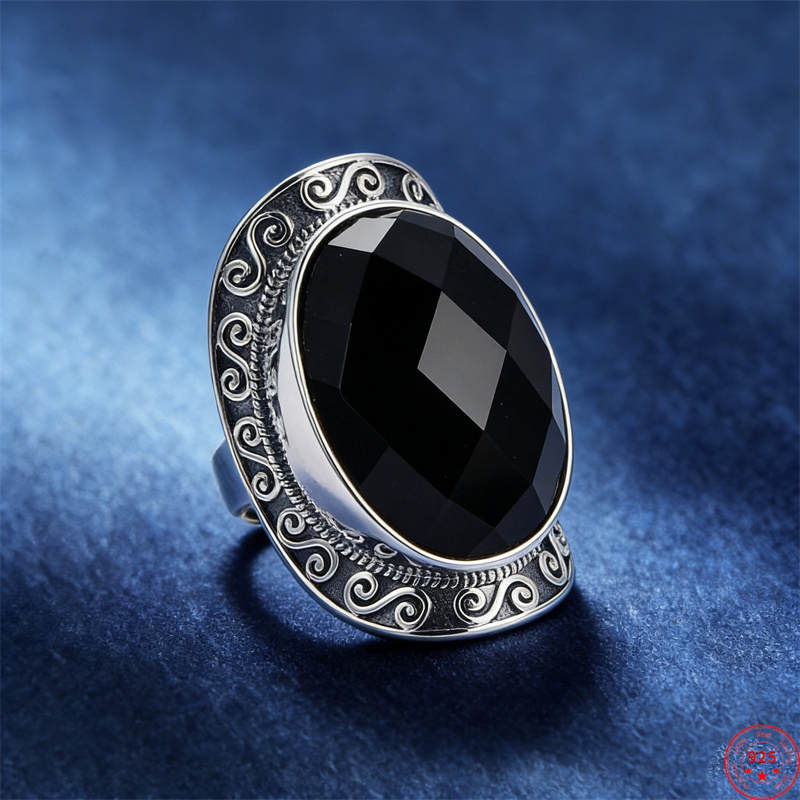 BOCAI Cincin Perak S925 Baru u - Men'S Ethnic Fashion Trends ulasan dan harga