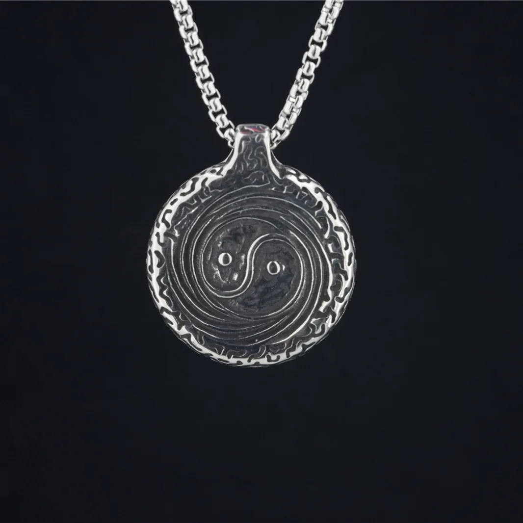 Kalung Liontin Delapan Trigram - Men'S Ethnic Fashion Trends ulasan dan harga