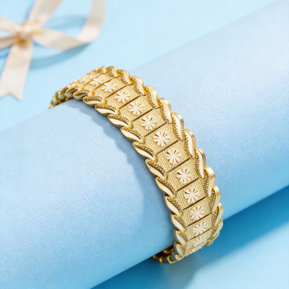 Gelang lebar mewah baru dari p - Ethnic Fashion Brand ulasan dan harga