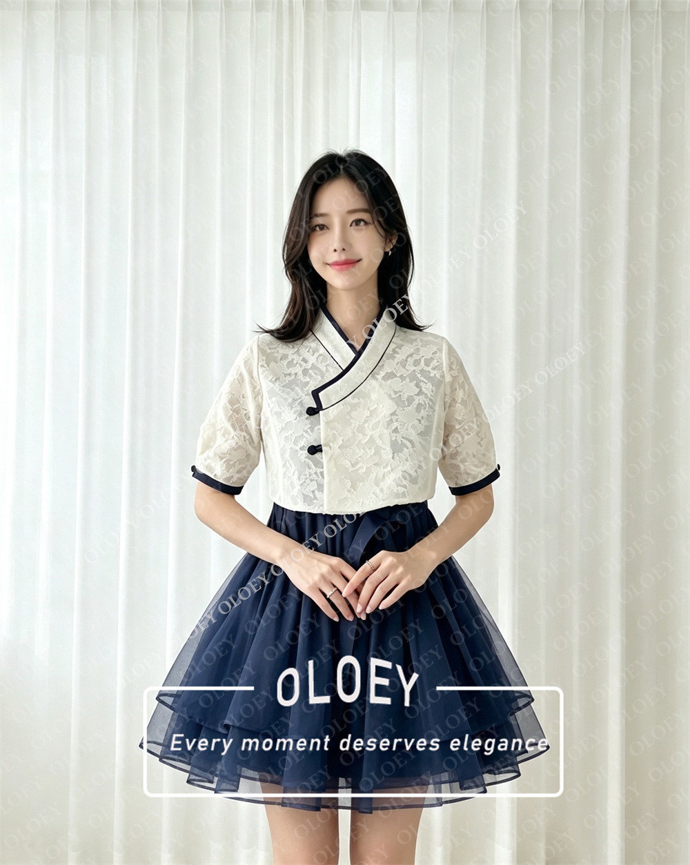 OLOEY Set Hanbok Konser Pendek - Hanbok Modern Set ulasan dan harga