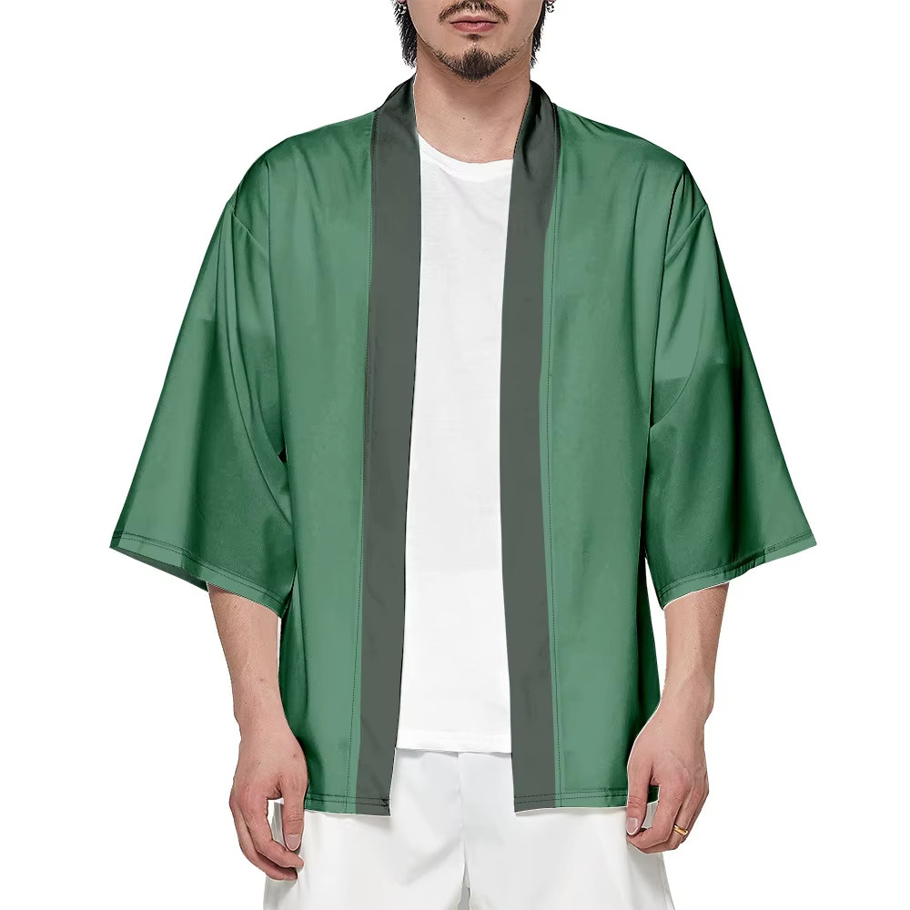 Kimono Ringan Pria Baru Musim  - Haori Japanese Jacket ulasan dan harga