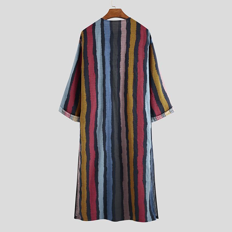 Kemeja Pria Bergaris Panjang B - Ethnic Wear Fashion Designer ulasan dan harga