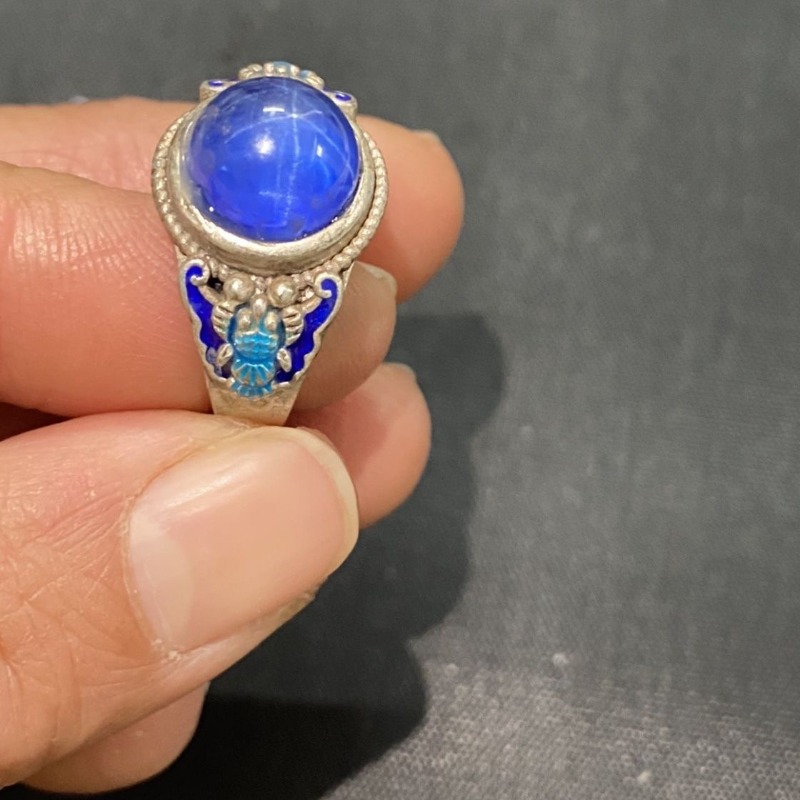 Cincin Terbuka Cloisonne Etnik - Ethnic Wear Fashion Designer ulasan dan harga