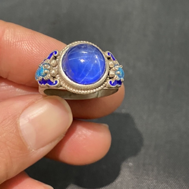 Cincin Terbuka Cloisonne Etnik - Ethnic Wear Fashion Designer ulasan dan harga