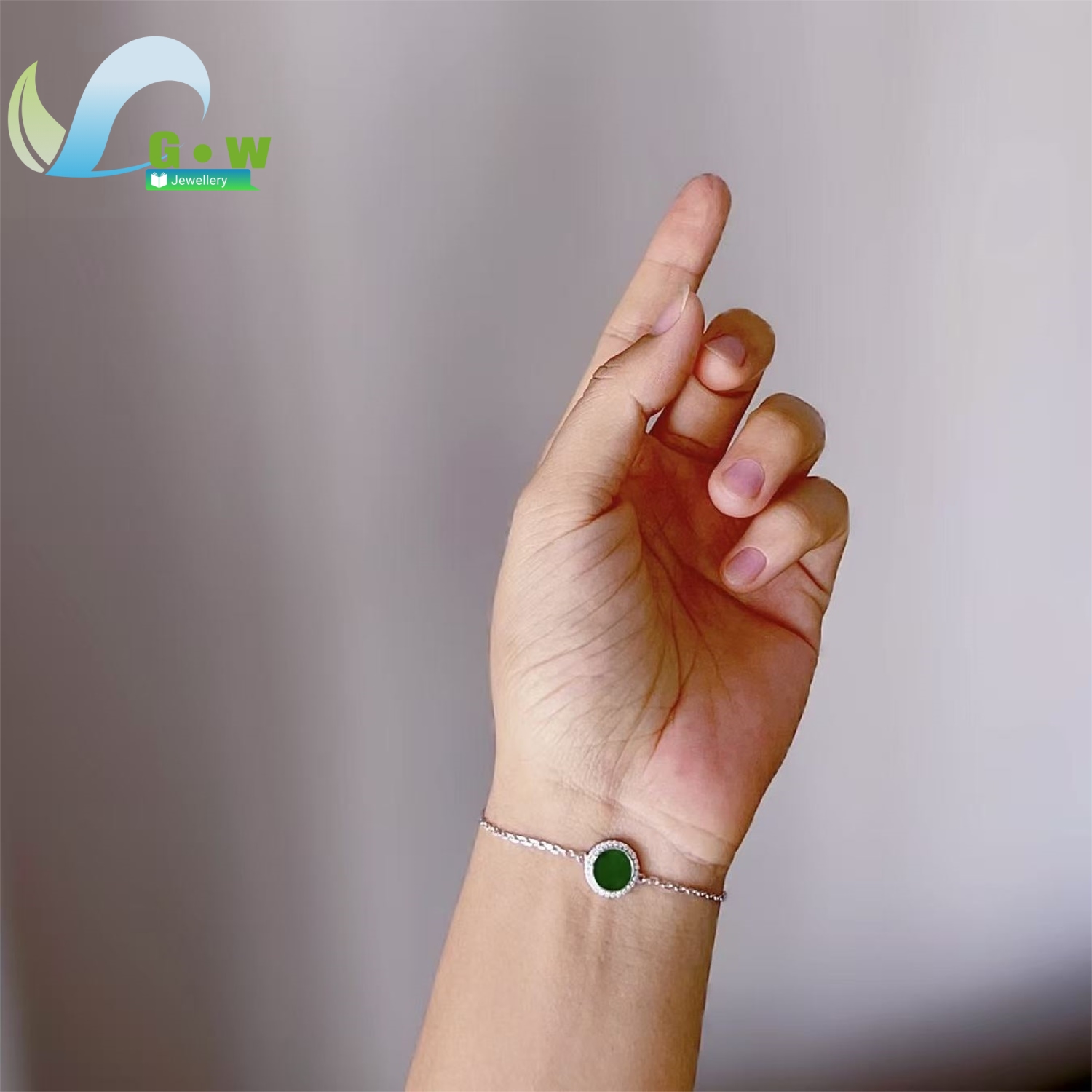 Cincin Plakat Bulat Batu Giok  - Ethnic Wear Fashion Designer ulasan dan harga