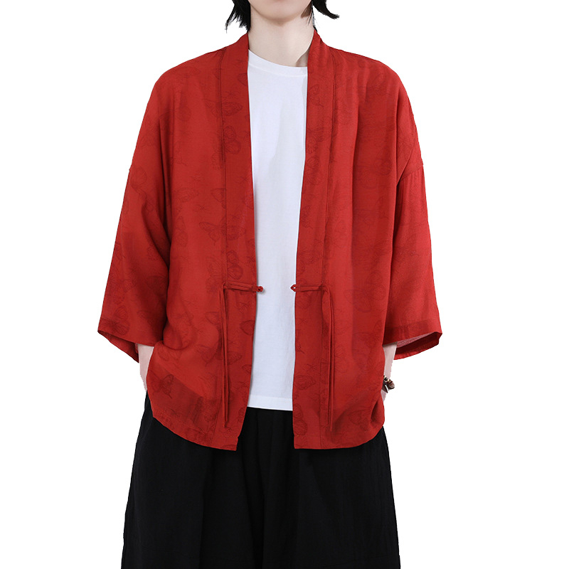Kimono Jepang Pria Ukuran Besa - Haori Japanese Jacket ulasan dan harga