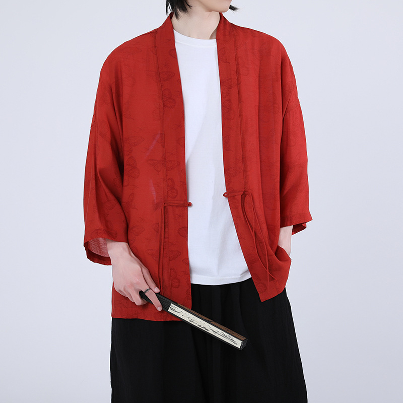 Kimono Jepang Pria Ukuran Besa - Haori Japanese Jacket ulasan dan harga