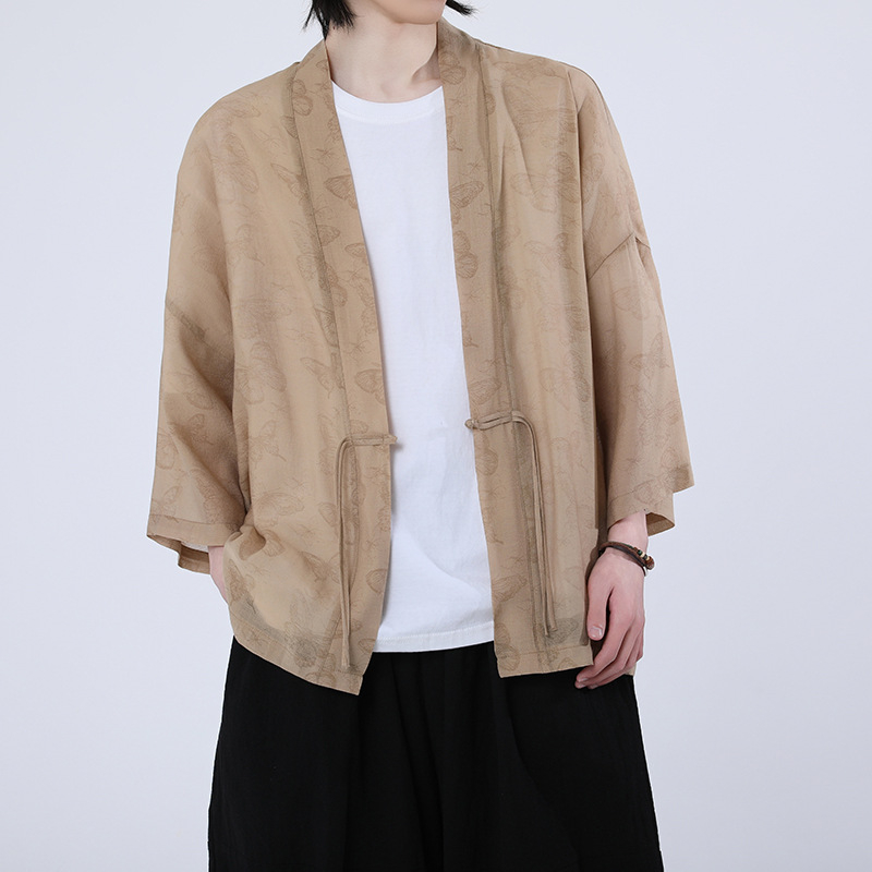 Kimono Jepang Pria Ukuran Besa - Haori Japanese Jacket ulasan dan harga