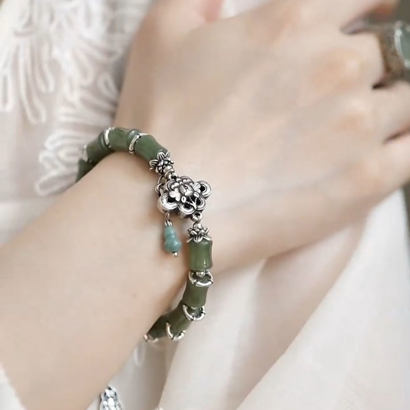 Gelang manik-manik bambu vinta - Ethnic Wear Fashion Designer ulasan dan harga