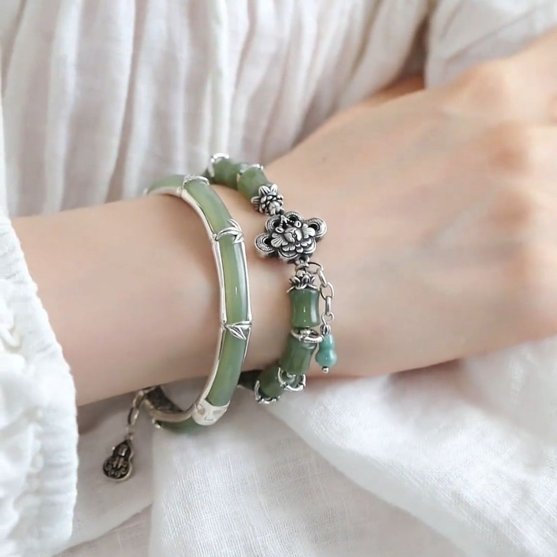 Gelang manik-manik bambu vinta - Ethnic Wear Fashion Designer ulasan dan harga