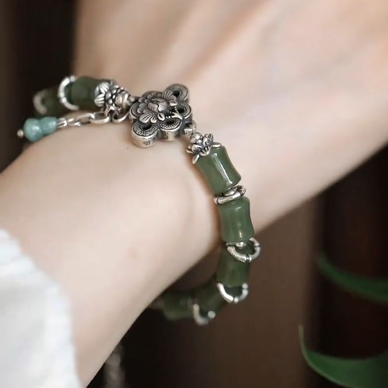 Gelang manik-manik bambu vinta - Ethnic Wear Fashion Designer ulasan dan harga