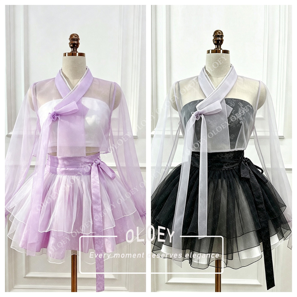 OLOEY Set Hanbok Konser Pendek - Hanbok Modern Set ulasan dan harga