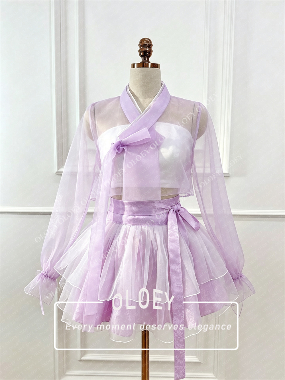 OLOEY Set Hanbok Konser Pendek - Hanbok Modern Set ulasan dan harga