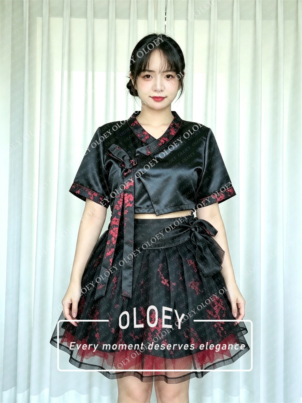 OLOEY Set Hanbok Konser Pendek - Hanbok Modern Set ulasan dan harga