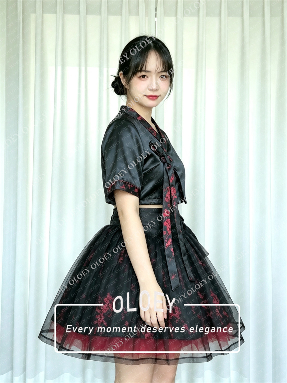 OLOEY Set Hanbok Konser Pendek - Hanbok Modern Set ulasan dan harga