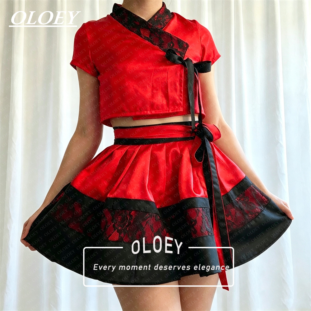 OLOEY Set Hanbok Konser Pendek - Hanbok Modern Set ulasan dan harga