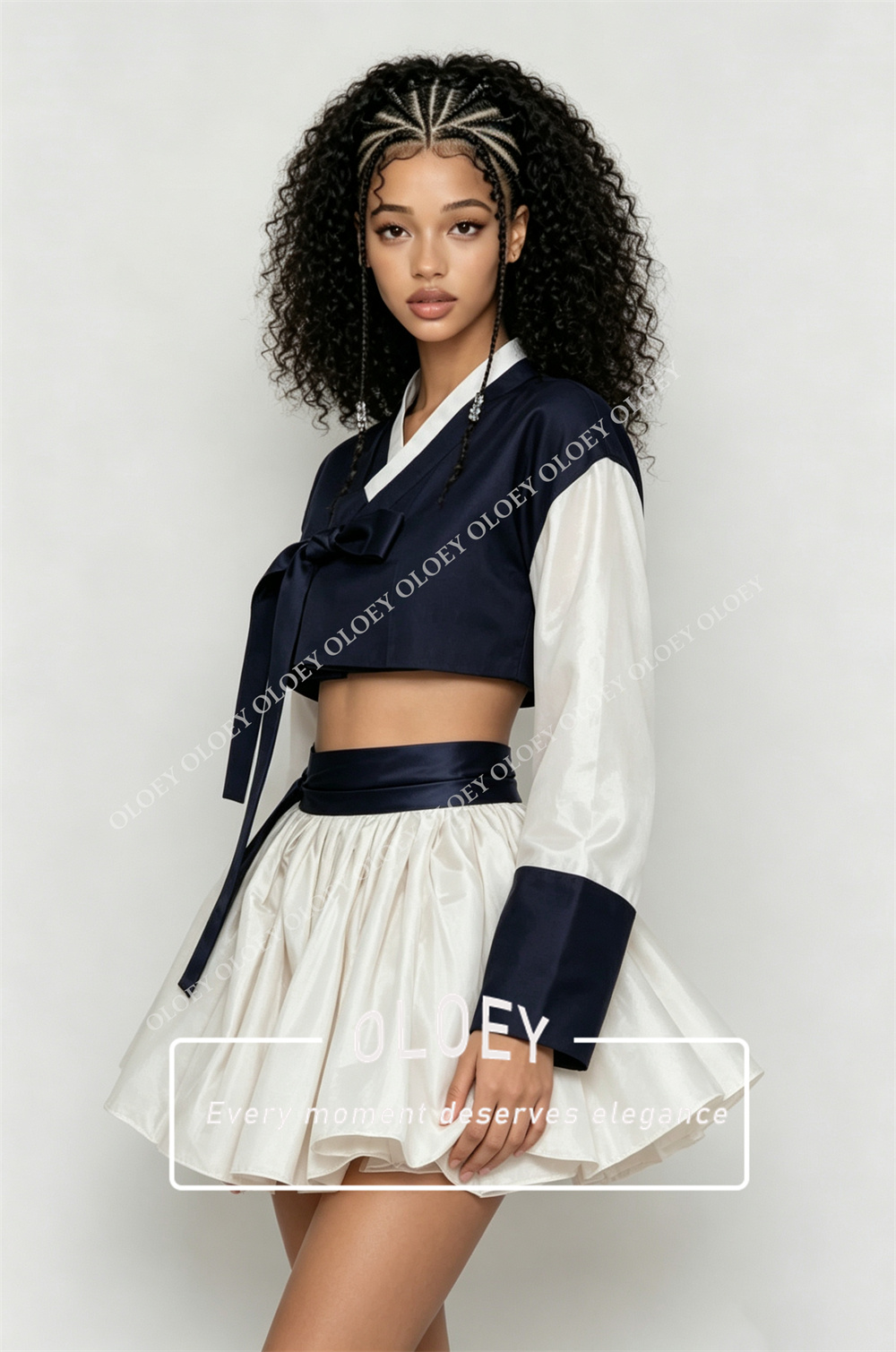 OLOEY Set Hanbok Konser Pendek - Hanbok Modern Set ulasan dan harga