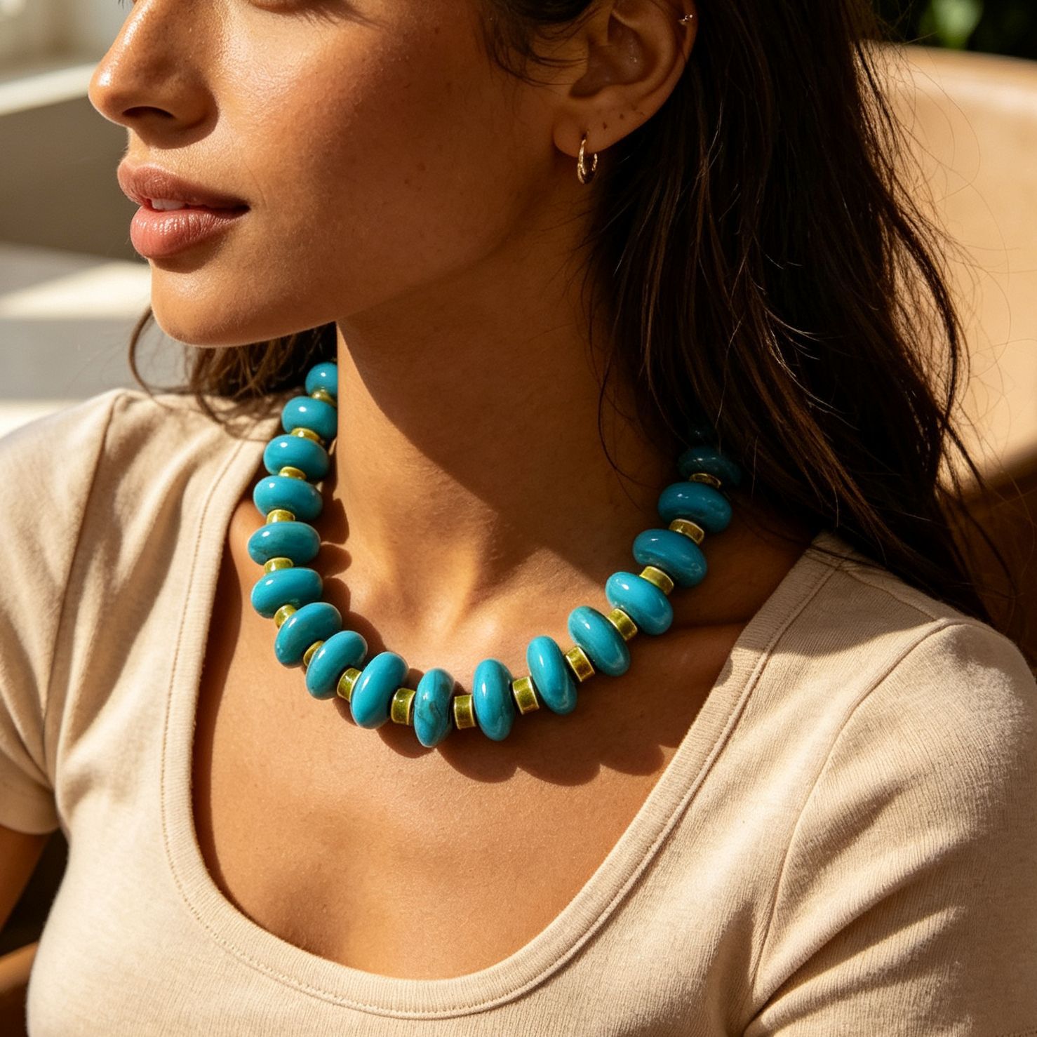 Kalung manik-manik Maillard ya - Ethnic Wear Fashion Designer ulasan dan harga