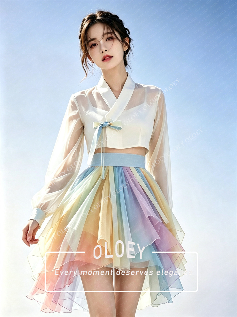 OLOEY Modern 3 PCS Set Hanbok  - Hanbok Modern Set ulasan dan harga