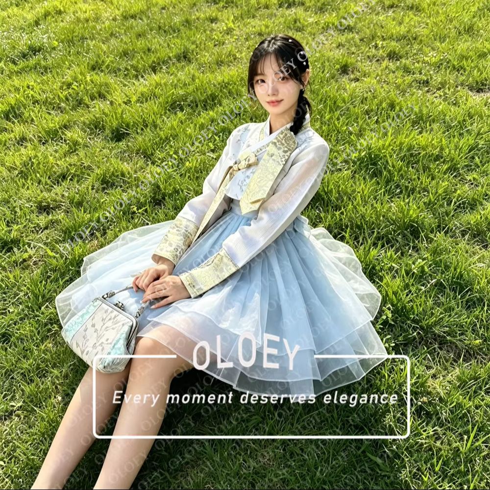 OLOEY Gaun Hanbok Korea Elegan - Hanbok Modern Set ulasan dan harga