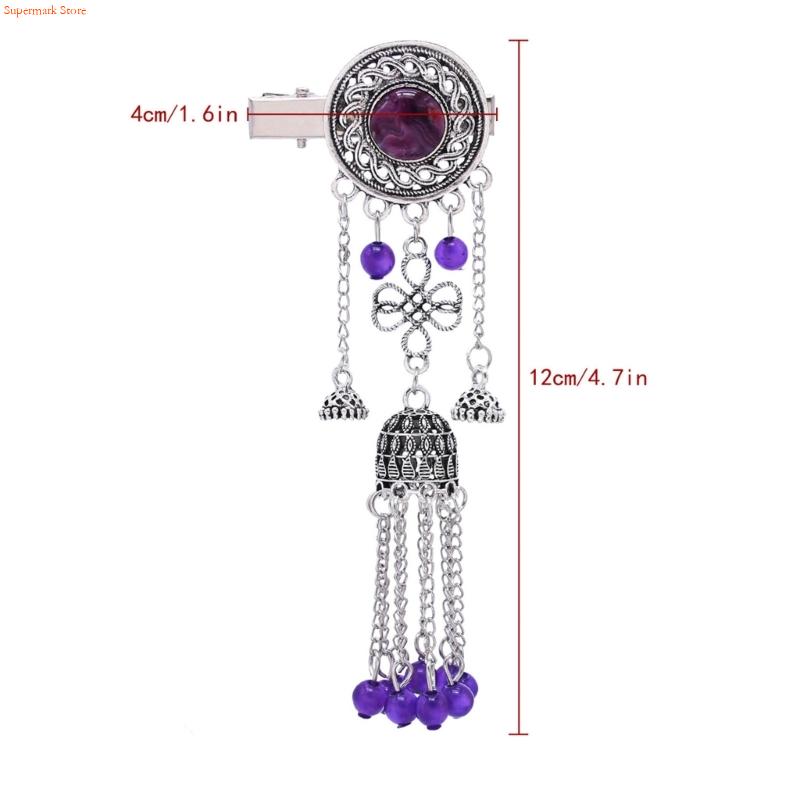 Q5WE Jepit Rambut Etnik Elegan - Ethnic Wear Fashion Designer ulasan dan harga